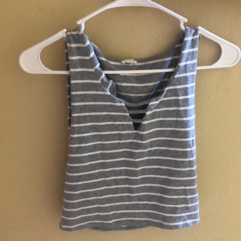 garage striped tank